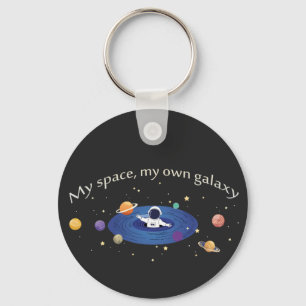 Porte-clés Mon espace, ma propre galaxie