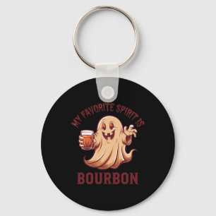 Porte-clés Mon Esprit Favori Est Bourbon Bourbon Lover Cadeau