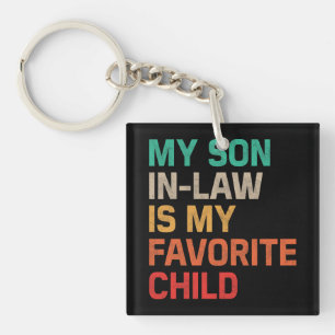 Porte-clés Mon Fils En Droit Est Mon Enfant Préféré