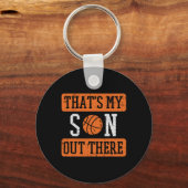 Porte-clés Mon fils là-bas Bysketbyll Prouve Byller Maman Pap (Recto)