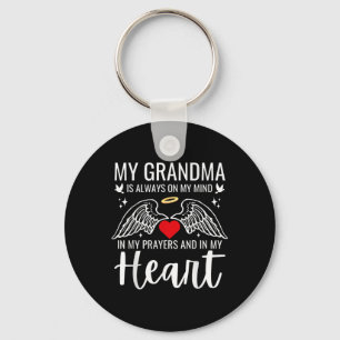 Porte-clés Mon grand-mère gardien Angel Heaven Memorial Love