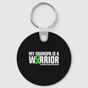 Porte-clés Mon Grand-Père Est Un Guerrier Lymphome Cancer Sen