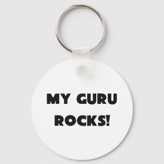 Porte-clés MON Guru ROCKS ! (Recto)