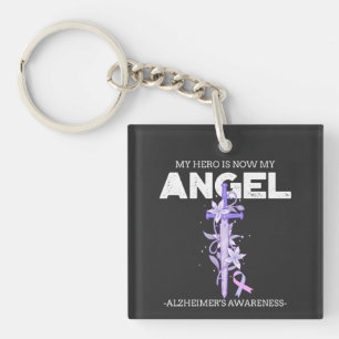 Porte-clés Mon héros est maintenant mon ange - Sensibilisatio