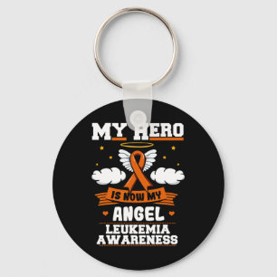Porte-clés Mon Héros Est Maintenant Mon Angel Leukemia Green
