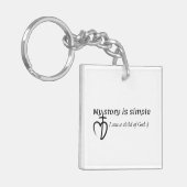 Porte-clés Mon histoire est simple (Devant gauche)