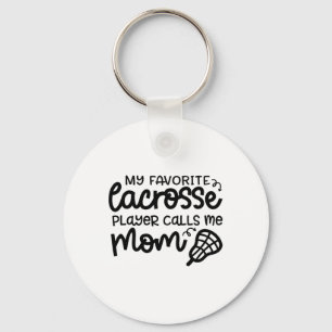 Porte-clés Mon Joueur De Crosse Préféré M'Appelle Maman Cute