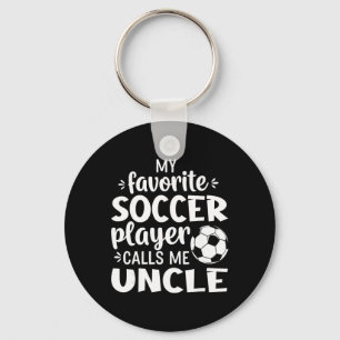 Porte-clés Mon Joueur De Football Favori M'appelle Oncle _1 
