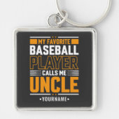 Porte-clés Mon Joueur Favori M'Appelle Oncle (Devant)