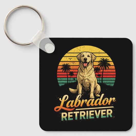 Porte-clés Mon Labrador Retriever (Recto)