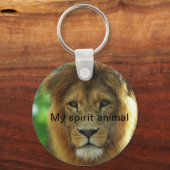 Porte-clés Mon lion animal d'esprit (Recto)