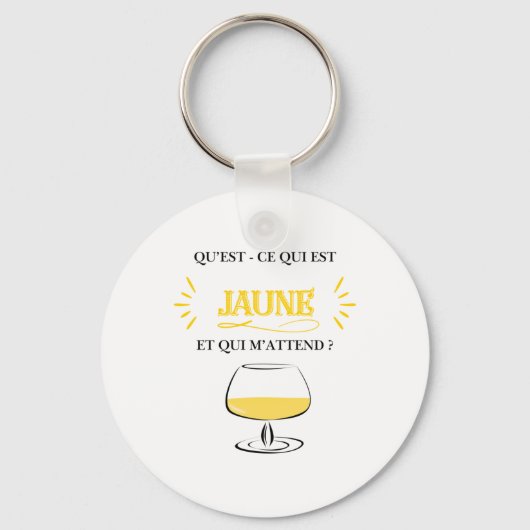 Porte-clés Mon Moment Jaune (Recto)