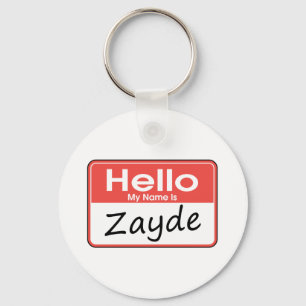 Porte-clés Mon nom est Zayde