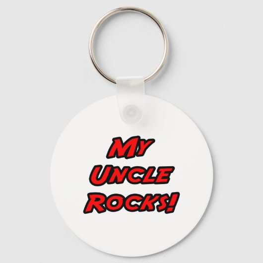 Porte-clés Mon oncle Rocks (Recto)