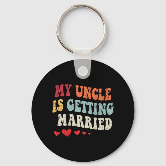 Porte-clés Mon oncle se marie Mariage E (Recto)