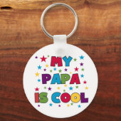 Porte-clés Mon papa est Cool (Recto)