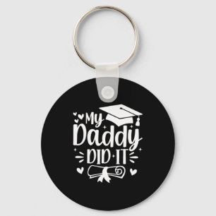 Porte-clés Mon papa l'a fait graduation diplômé papa fier