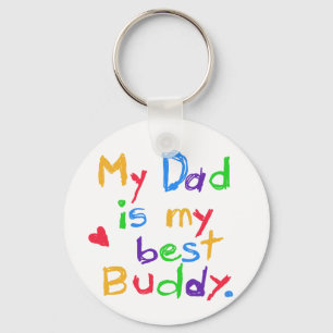 Porte-clés Mon papa Mes T-shirts et cadeaux Mon meilleur ami