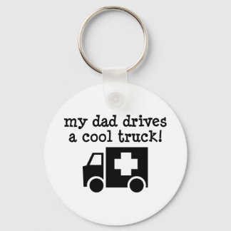 Porte-clés Mon père conduit un camion cool