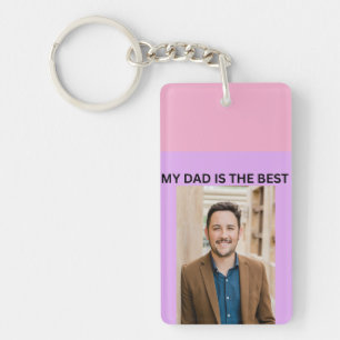 PORTE-CLÉS MON PÈRE EST LE MEILLEUR