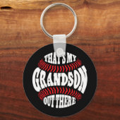 Porte-clés Mon Petit-Fils Là-Bas Fête Des Mères De Grand-Mère (Recto)