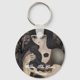 Porte-clés Mon porte - clé félin noir borgne