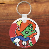 Porte-clés Mon Porte - clé martien Fave (Recto)