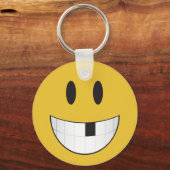 Porte-clés Mon premier émoticône de dent manquant (Recto)