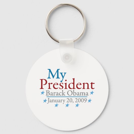Porte-clés Mon président (Barack Obama) (Recto)
