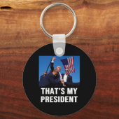 Porte-clés Mon président Trump 2024 (Recto)