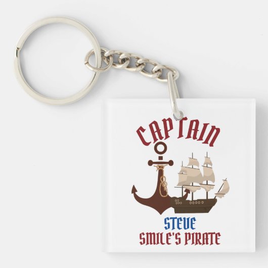 Porte-clés Mon trésor | International Talk Like a Pirate day (Devant)