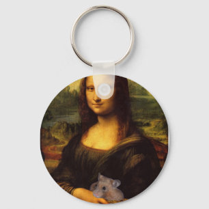 Porte-clés Mona Lisa Avec Hamster
