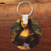 Porte-clés Mona Lisa Avec Hamster (Recto)