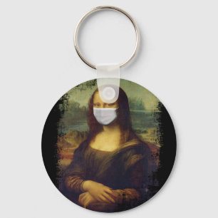 Porte-clés Mona Lisa Avec Masque