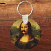 Porte-clés Mona Lisa Avec Moustache (Recto)