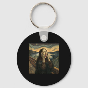 Porte-clés Mona Lisa Le cri Halloween Costume Party Art