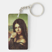 Porte-clés Mona Lisa Leonardo da Vinci (Dos)