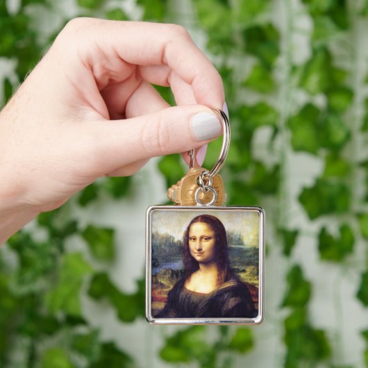 Porte-clés Mona Lisa, Leonardo da Vinci (main)