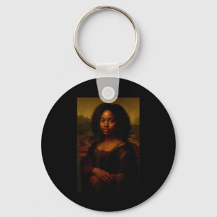 Porte-clés Mona Lisa noire Afro Africaine Mélanine Histoire d