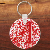 Porte-clés Monarchie Rouge "A" (Recto)