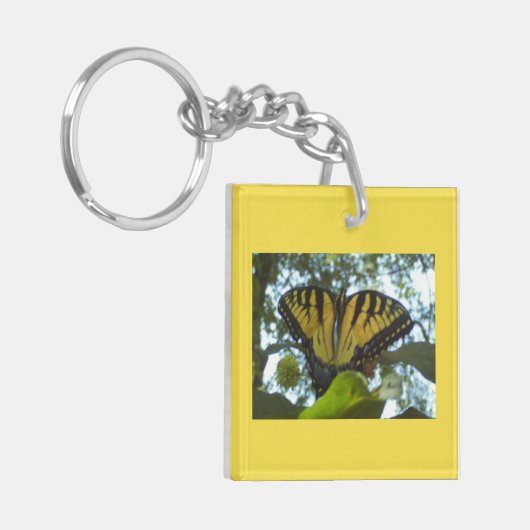Porte-clés Monarque jaune soleil (Devant gauche)