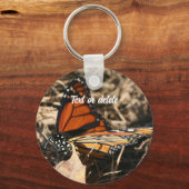 Porte-clés Monarque Papillon Nature Personnalisée (Recto)