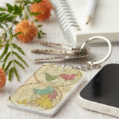 Porte-clés Monde 3 (Devant droit)