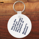 Porte-clés monde à travers les yeux de meniere (Recto)