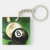 Porte-clés Monde comme boule de réplique (Dos)