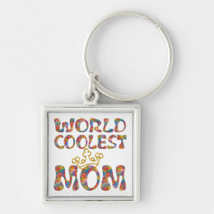 Porte-clés Monde Coolest Maman