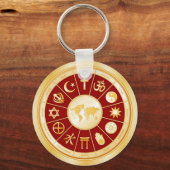 Porte-clés monde de la foi (Recto)