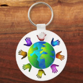 Porte-clés Monde diversifié (Recto)