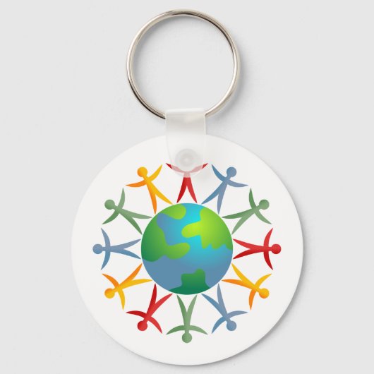 Porte-clés Monde diversifié (Recto)