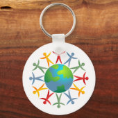 Porte-clés Monde diversifié (Recto)